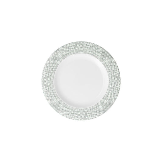 Ornament Green Plate 9"