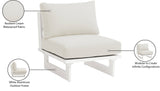 Maldives Outdoor Patio Chair - Stylish Modular Design with Water Resistant Fabric for Ultimate Comfort