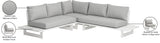 Maldives Outdoor Patio Modular Armless Chair - Stylish, Durable, and Customizable for Your Deck