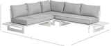 Maldives Outdoor Patio Modular Armless Chair - Stylish, Durable, and Customizable for Your Deck