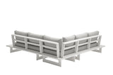 Maldives Outdoor Patio Modular Armless Chair - Stylish, Durable, and Customizable for Your Deck