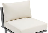 Maldives Outdoor Patio Chair - Contemporary Modular Design with Durable Aluminum Frame for Your Deck