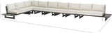 Maldives Outdoor Patio Modular Sectional - Customizable Contemporary Comfort for Your Deck or Porch