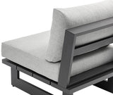 Maldives Outdoor Patio Chair - Contemporary Modular Design with Durable Aluminum Frame for Your Deck