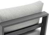 Maldives Outdoor Patio Chair - Contemporary Modular Design with Durable Aluminum Frame for Your Deck