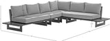 Maldives Outdoor Patio Modular Sectional - Customizable Contemporary Design for Stylish Spaces