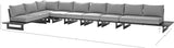 Maldives Outdoor Patio Modular Sectional - Customizable Contemporary Comfort for Your Deck or Porch