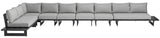 Maldives Outdoor Patio Modular Sectional - Customizable Contemporary Comfort for Your Deck or Porch