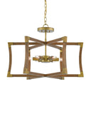Bastian Small Chestnut Semi-Flush Mount