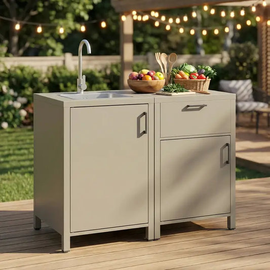 Wholesale Outdoor Aluminum Double-Door Cabinet – Rust-Proof