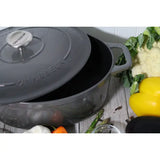 Chasseur French Enameled Cast Iron Oval Dutch Oven 4.2qt