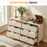 Wholesale 47" 6-Drawer Fluted Dresser, Eco-Friendly & Water-Resistant