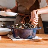 MADE IN Round Enameled Cast Iron Dutch Oven