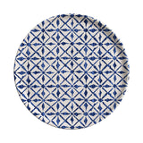 DESSERT PLATE BIO STONEWARE Ø 8.46" - SET OF 3 DESIGNS MAYA