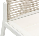 Maldives Contemporary Outdoor Patio Dining Side Chair Set - Stylish Weather-Resistant Comfort