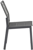 Maldives Contemporary Outdoor Patio Dining Side Chair Set - Stylish Weather-Resistant Comfort