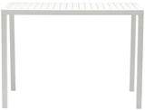 Maldives Outdoor Patio Rectangle Bar Table - Contemporary Aluminum Design for Stylish Gatherings
