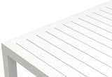Maldives Contemporary Aluminum Square Bar Table for Stylish Outdoor Relaxation and Entertaining