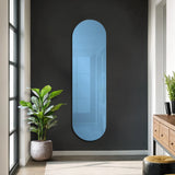 Balducci Oval Sapphire Blue Mirror Long