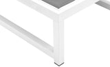 Maldives Outdoor Adjustable Chaise Lounge Chair - Stylish White Aluminum Frame for Ultimate Relaxation