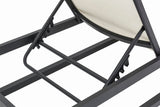 Maldives Outdoor Adjustable Chaise Lounge Chair - Stylish White Aluminum Frame for Ultimate Relaxation