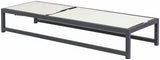 Maldives Outdoor Adjustable Chaise Lounge Chair - Stylish White Aluminum Frame for Ultimate Relaxation