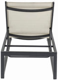 Maldives Outdoor Adjustable Chaise Lounge Chair - Stylish White Aluminum Frame for Ultimate Relaxation