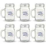 12 oz. Mason Jar Mug with Lid - Twinkle Twinkle (Set of 6)
