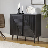 Archie 34" Tall 2 Door Accent Multifunction Bar Cabinet with Adjustable Shelves(Optional Types)