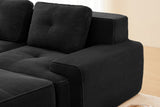 CORDELIA 153" 4-Seater Sofa with 2 Ottomans