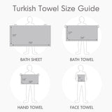500GSM Turkish Cotton Quick Dry Plush Towel Set, Light Grey