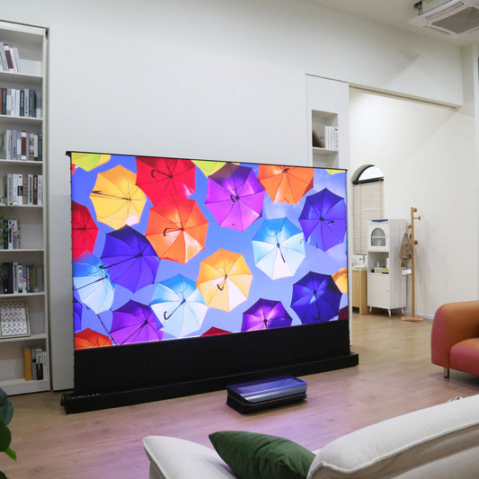 100''-130'' Cinematic+ ALR Motorized Floor Rising Acoustic Screen