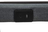 Weston Queen Dual-Motor Massage Adjustable Bed Base in Black and Grey