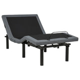 Weston Twin Dual-Motor Massage Adjustable Bed Base in Black and Grey