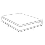 Hayes 11-Inch Eastern King Pillow Top Memory Foam Hybrid Mattress