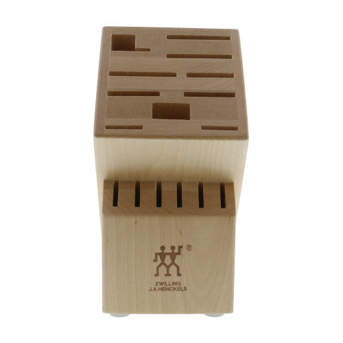 ZWILLING TWIN 16-slot Knife Block - Birchwood Natural