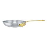 Mauviel M'COOK B 5-Ply Frying Pan With Brass Handles