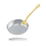Mauviel M'COOK B 5-Ply Frying Pan With Brass Handles