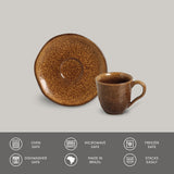 ORGANIC COFFEE CUP + ORGANIC SAUCER DIJON