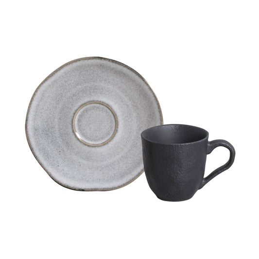 ORGANIC COFFEE CUP + ORGANIC SAUCER DUST