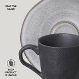 ORGANIC COFFEE CUP + ORGANIC SAUCER DUST