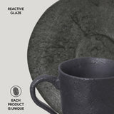 ORGANIC COFFEE CUP + ORGANIC SAUCER CHROMIUM