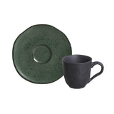 ORGANIC COFFEE CUP + ORGANIC SAUCER GREENERY