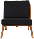 Tahiti Waterproof Fabric Outdoor Chair - Durable Teak Design for Ultimate Patio Comfort and Style