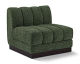 Quinn Chenille Fabric Upholstered Armless Modular Chair
