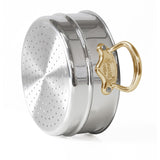 Mauviel Steamer Insert With Brass Handles, 9.4-in