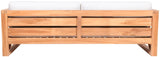 Anguilla Contemporary Teak Outdoor Sofa - Stylish and Weather-Resistant Seating for Your Patio