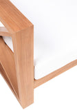 Anguilla Contemporary Teak Outdoor Sofa - Stylish and Weather-Resistant Seating for Your Patio
