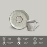ORGANIC COFFEE CUP + BIO SAUCER PISTACHE