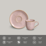 ORGANIC COFFEE CUP + BIO SAUCER LITCHI